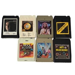 8 Track Tapes Lot Deep Purple 1975 1976 K-tel Hit Kool Gang Untested *Read